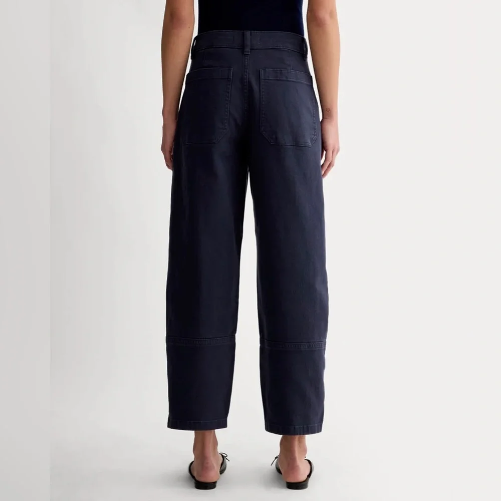 everlane | the utility barrel pant (tall) - navy - Picture 6 of 16